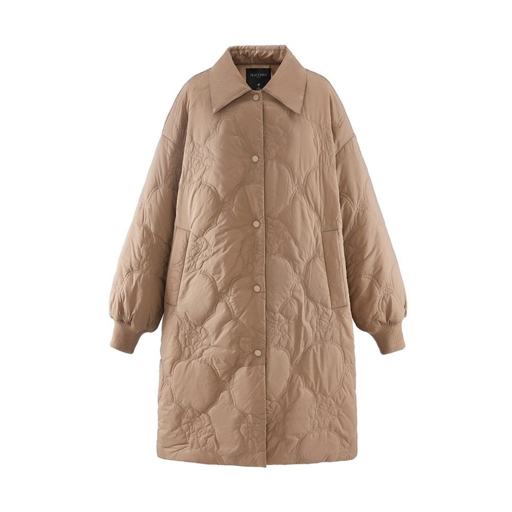 Solid button up Light Khaki Coat